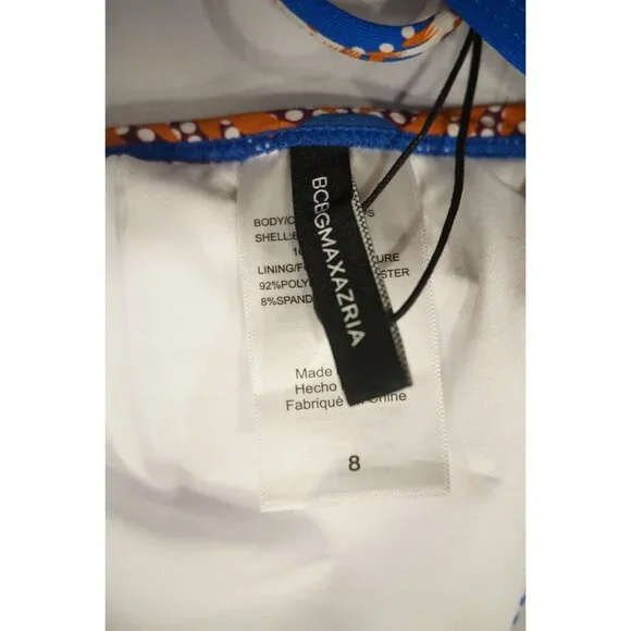 BCBGMAXAZRIA Standard Adjustable Triangle Bikini Swimsuit Top - Size 8, NWT - Picture 6 of 8